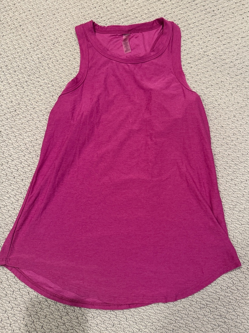 Beyond Yoga Fuchsia Scoop Neck Tank Top